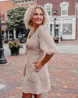 Kelsie Puff Sleeve Dress