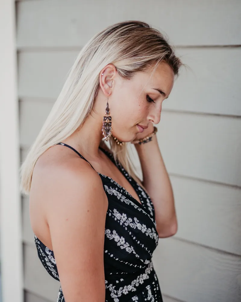 Crystal Studded Earrings