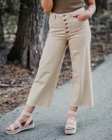 India Button Down Flare Pants
