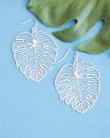 Tropical Leaf Earrings