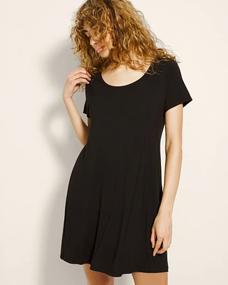 Cool Nights Short Sleeve Scoop Neck Sleepshirt