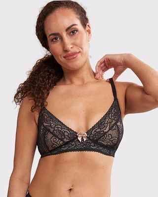 AnaOno Wireless Pocketed Lace Bra