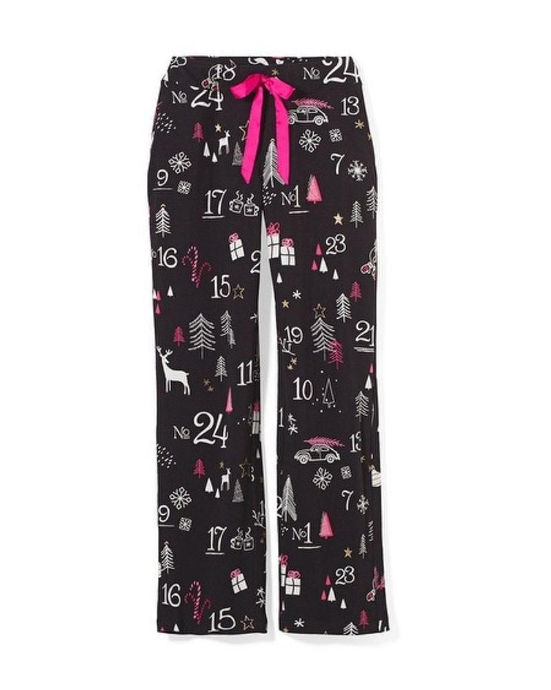 Soma Embraceable Pajama Pants, Winter, Black, size L, Christmas Pajamas by Soma, Gifts For Women