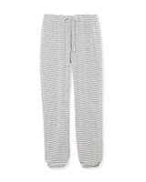 Soma Cool Nights Relaxed Banded Ankle Pajama Pants, RIBBON STRIPE HR GRAPHITE