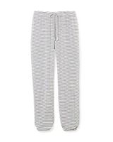 Soma Cool Nights Relaxed Banded Ankle Pajama Pants, RIBBON STRIPE HR GRAPHITE, Size XL