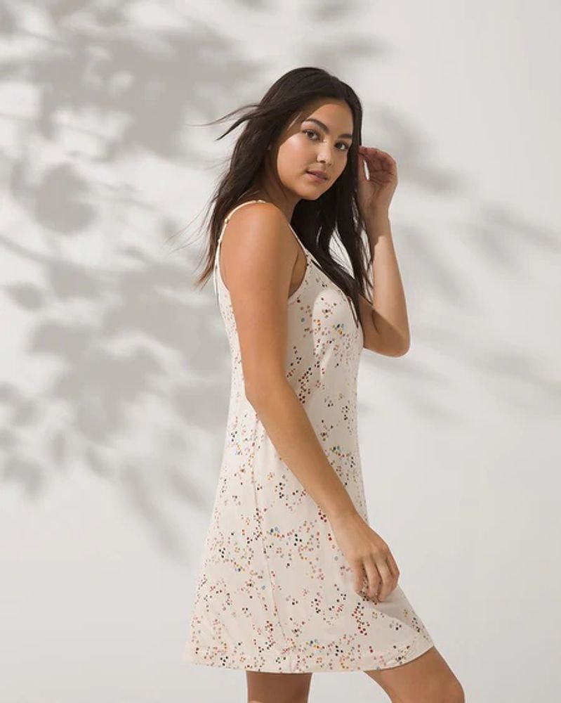 Soma Cool Nights Chemise, MISTED DOT PINK TINT
