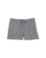 Soma Cool Nights Modern Pajama Shorts, Heather Graphite, Size XS