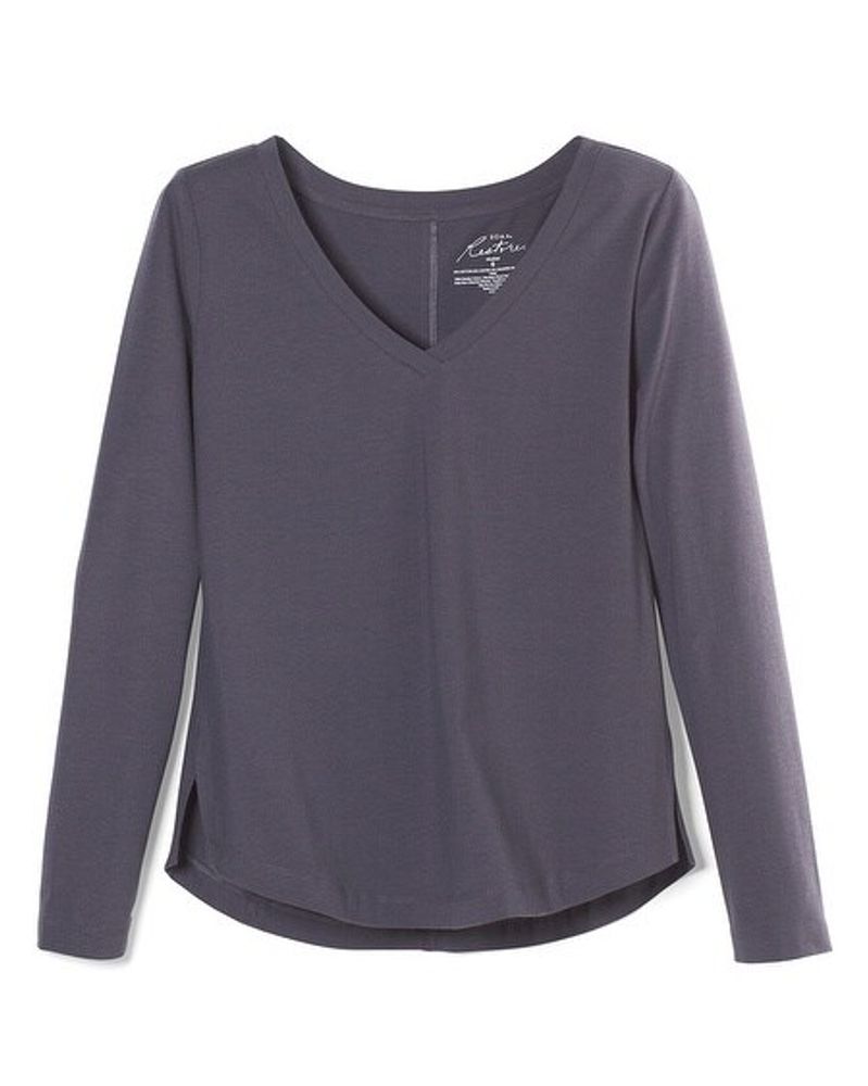 Soma Soma® Restore Aloe Knit Long Sleeve Top, Gray Ink