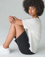 Soma SomaWKND™ Soft 9 Inch Shorts, Heather Crystal