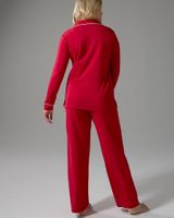 Soma Embraceable Long Sleeve Pajama Set, Red, size XS, Christmas Pajamas by Soma, Gifts For Women