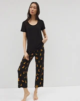 Cool Nights Short-Sleeve + Cropped Pants Set
