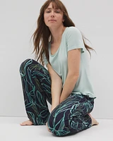 Cool Nights Short-Sleeve + Pants Pajama Set