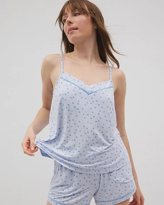 Cool Nights Piped Cami