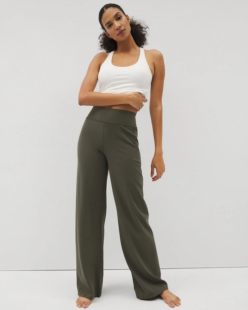 High-Waist Wide-Leg Pants