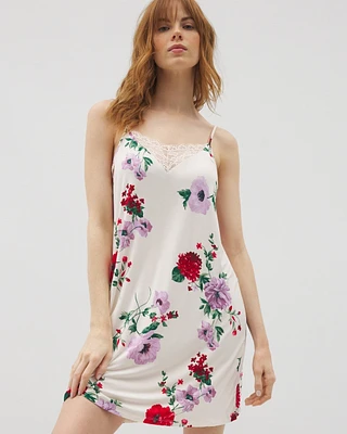 Cool Nights Lace-Trim Chemise