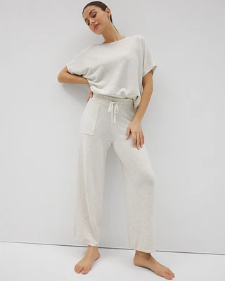 Sweater Wide-Leg Crop Pant