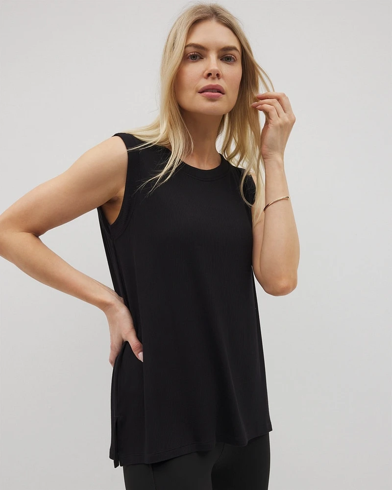 Rib Knit Sleeveless Top