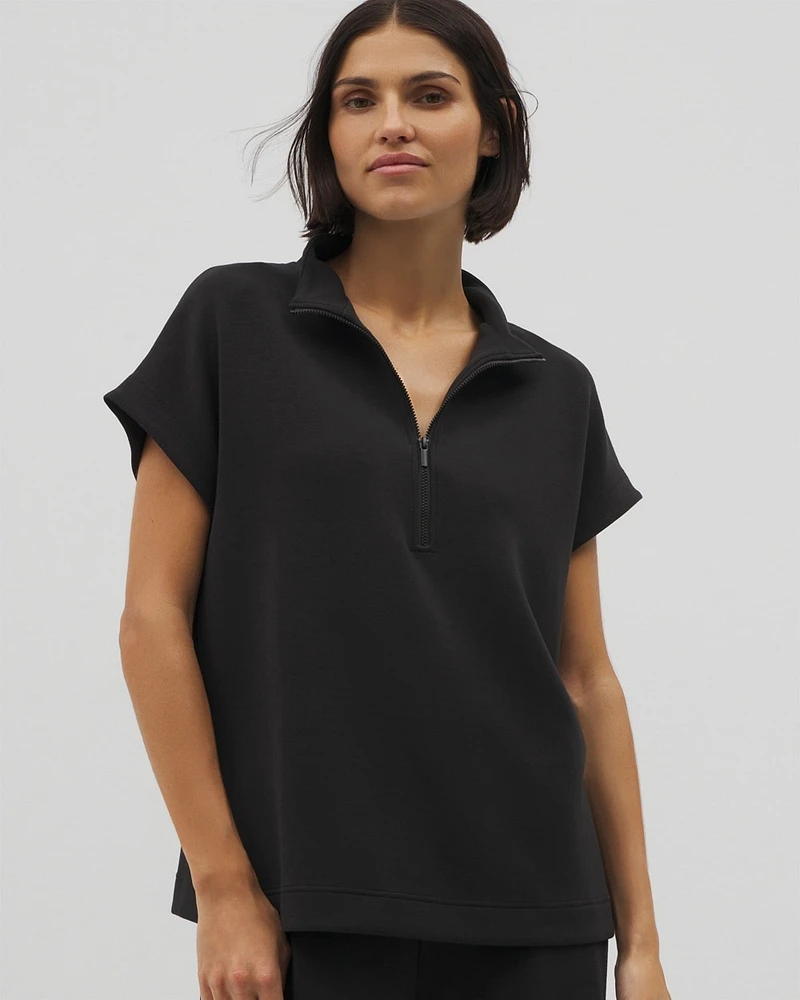 Luxe Modal Quarter Zip Top