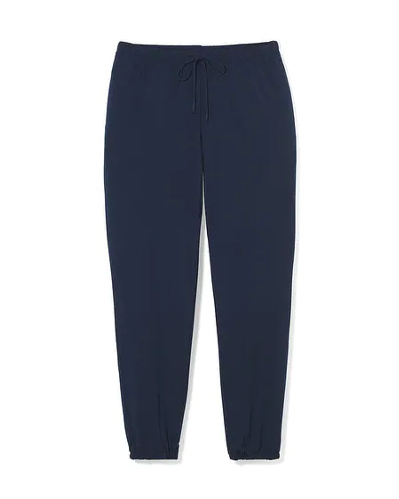 Soma Cool Nights Relaxed Banded Ankle Pajama Pants, Nightfall Navy