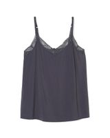 Soma Cool Nights Lace-Trim Cami, Gray Ink, Size XS