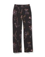 Soma Cool Nights Pajama Pants, VEILED FLORAL GRAND BLACK, Size XS - REG