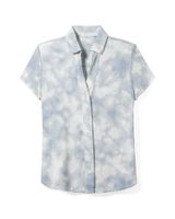 Soma Cool Nights Short Sleeve Notch Collar, Blue