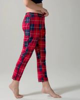 Soma Cool Nights Ankle Pant, Plaid, Red & Blue, size XS, Christmas Pajamas by Soma, Gifts For Women