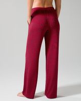 Soma Stretch Flannel Pant, Red, size by Soma