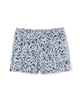 Soma Cool Nights Modern Pajama Shorts, TEXTURE IKAT HTHR OPAL