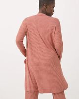 Soma Brushed Cozy Rib Duster, AUBURN W CEDARWOOD CD