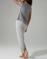 Soma Cool Nights Pajama T-Shirt & Jogger Pants Set, Gray