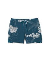 Soma Cool Nights Lace Trim Pajama Shorts, STYLIZED FLORAL G EVENING, Size L