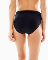 Magicsuit Shirred High Waist Swim Bottom, Black, Size 14, from Soma