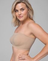 Soma Fashion Forms Bandeau Bra, Nude, Size M