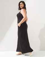 Soma Square Neck Maxi Dress With Built-in Bra, ZEBRA PALM GRAND CEDER