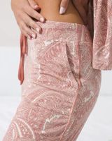 Soma Cool Nights Crop Pajama Pants, GLOBAL PAISLEY EGGNOG, Size XXL