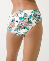 Soma Soma Swim Ruched Side Bikini Swim Bottom, ALOHA PARADISE, Size M