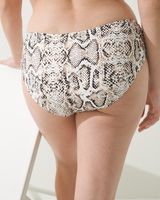 Soma Soma Swim Ruched Side Bikini Swim Bottom, Python, Size XS