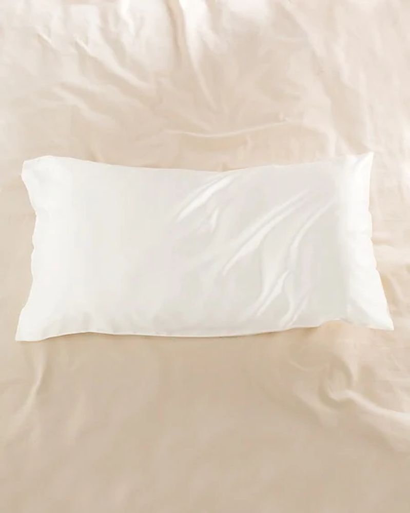 Soma Slip™ Silk King Pillowcase, White, Size One Size