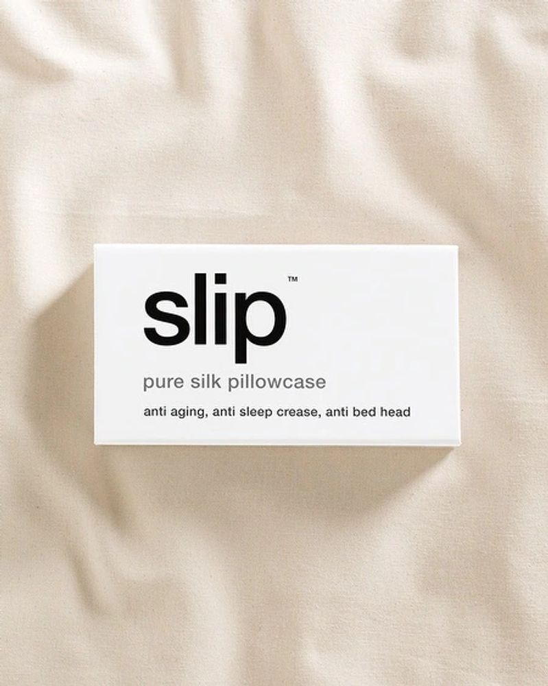 Soma Slip™ Silk King Pillowcase, White, Size One Size