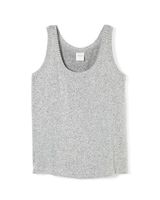 Soma Brushed Cozy Tank, Black And White Cross Dye, Size S