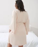 Soma Soma® Restore RR Waffle-Weave Robe, PINK SAND, Size S/M