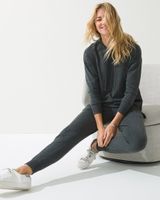 Soma SomaWKND™ Eco Yarn Sweater Knit Joggers, Heather Quartz, Size
