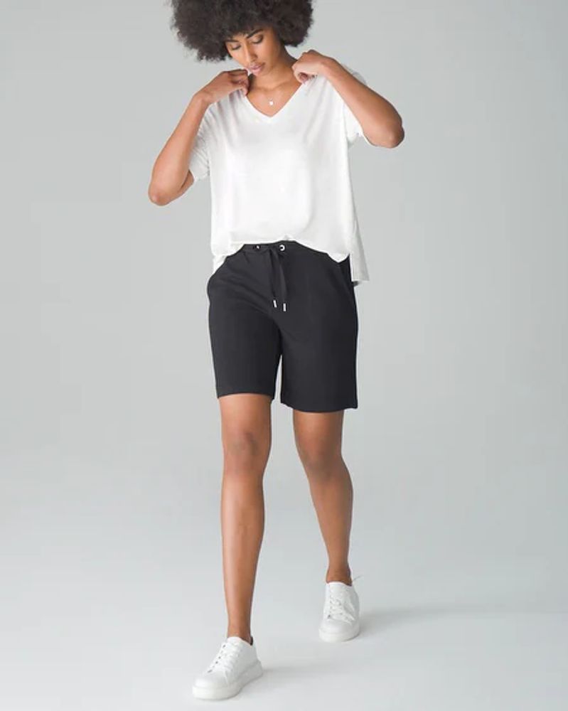 Soma SomaWKND™ Soft 9 Inch Shorts, Black, Size XS