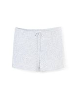 Soma Cool Nights Slub Modern Pajama Shorts, ZEBRA PALM POWDER BLUE