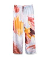 Soma Soma Sensual Satin Pajama Pants, NATURES ESSENCE POWER, Size L