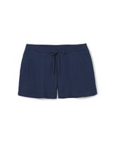 Soma Brushed Cozy Rib Pajama Shorts, Nightfall Navy