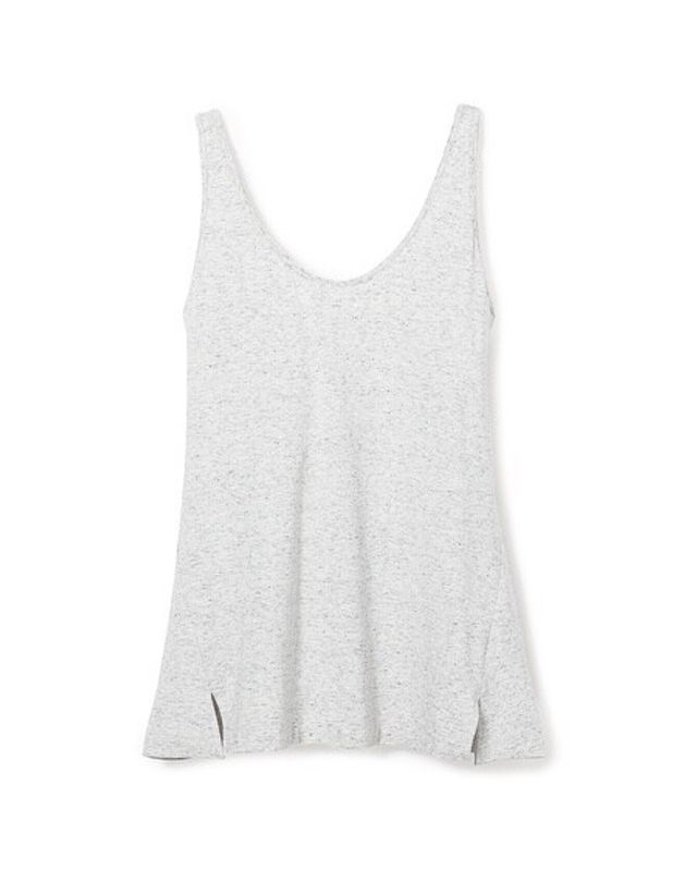 Soma Modal-Blend Scoopneck Sleep Tank, HEATHER AGATE, Size XL