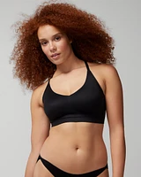 Enbliss Racerback Bralette with Lace Back