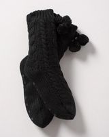 Soma Cabin Socks, Black, size S/M
